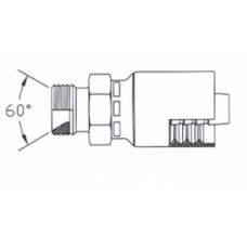 1/4 X 1/4 Male British Standard Pipe Parallel 1/4 X 1/4 Male British Standard Pipe Parallel